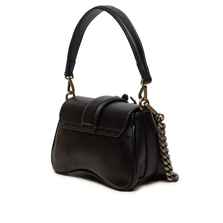 JUST CAVALLI DRUMED ICONIC BLACK BAG