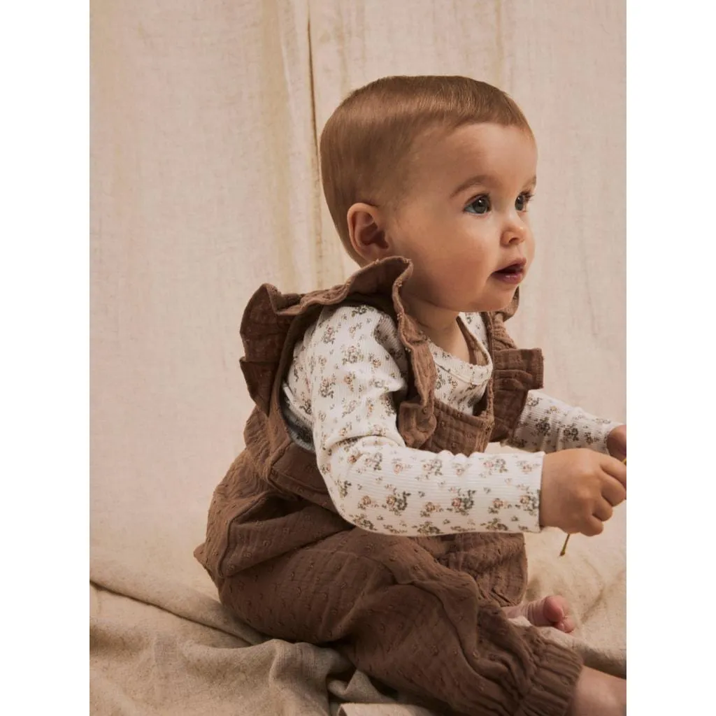 Lil'Atelier Loose Overall LAMIA - Woodsmoke