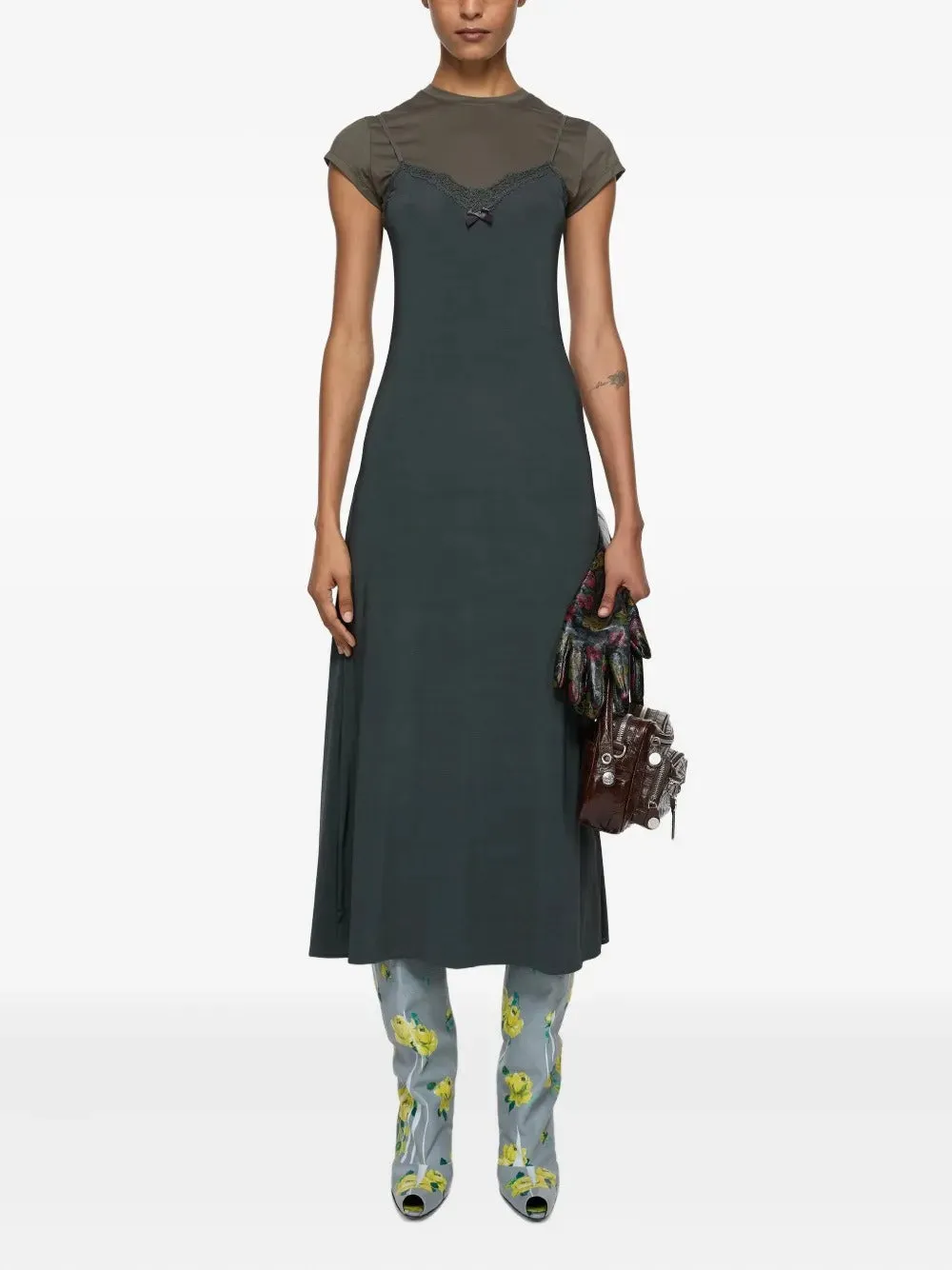 LONG FITTED DRESS
