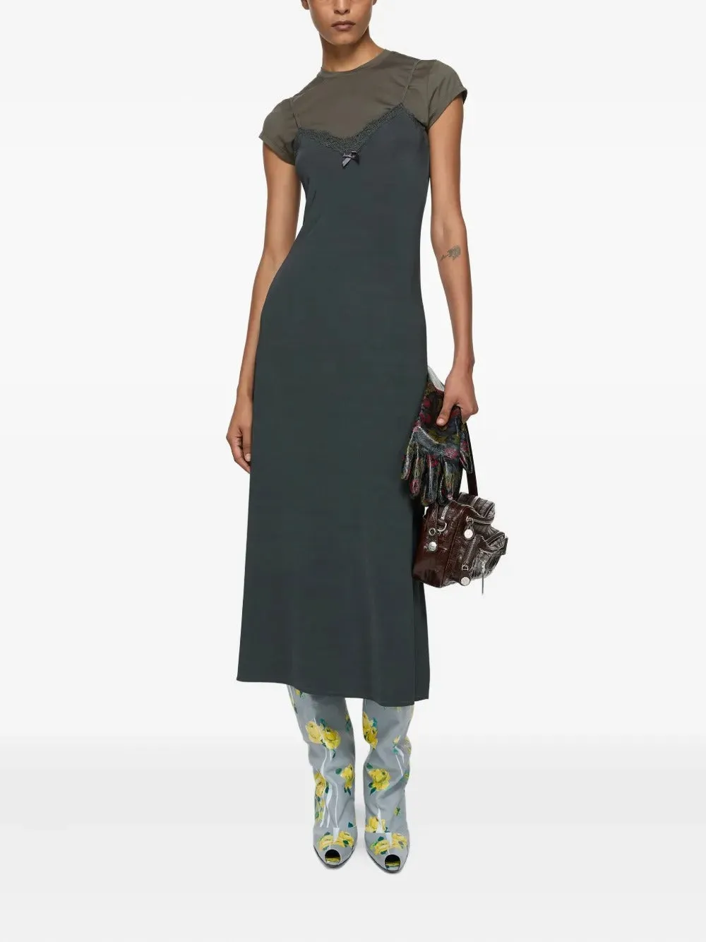LONG FITTED DRESS