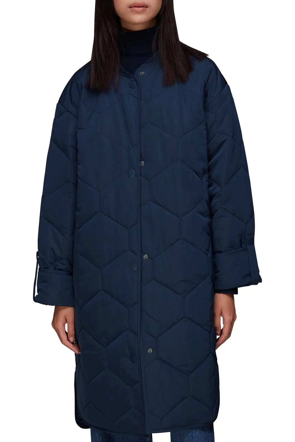 Longline Quilted Coat