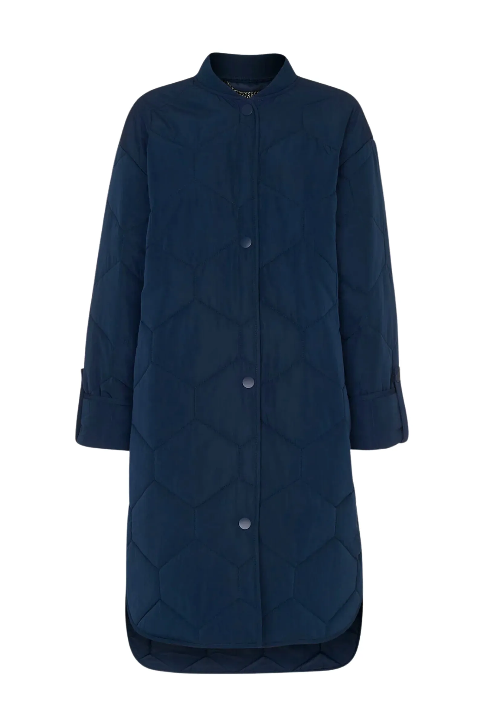 Longline Quilted Coat