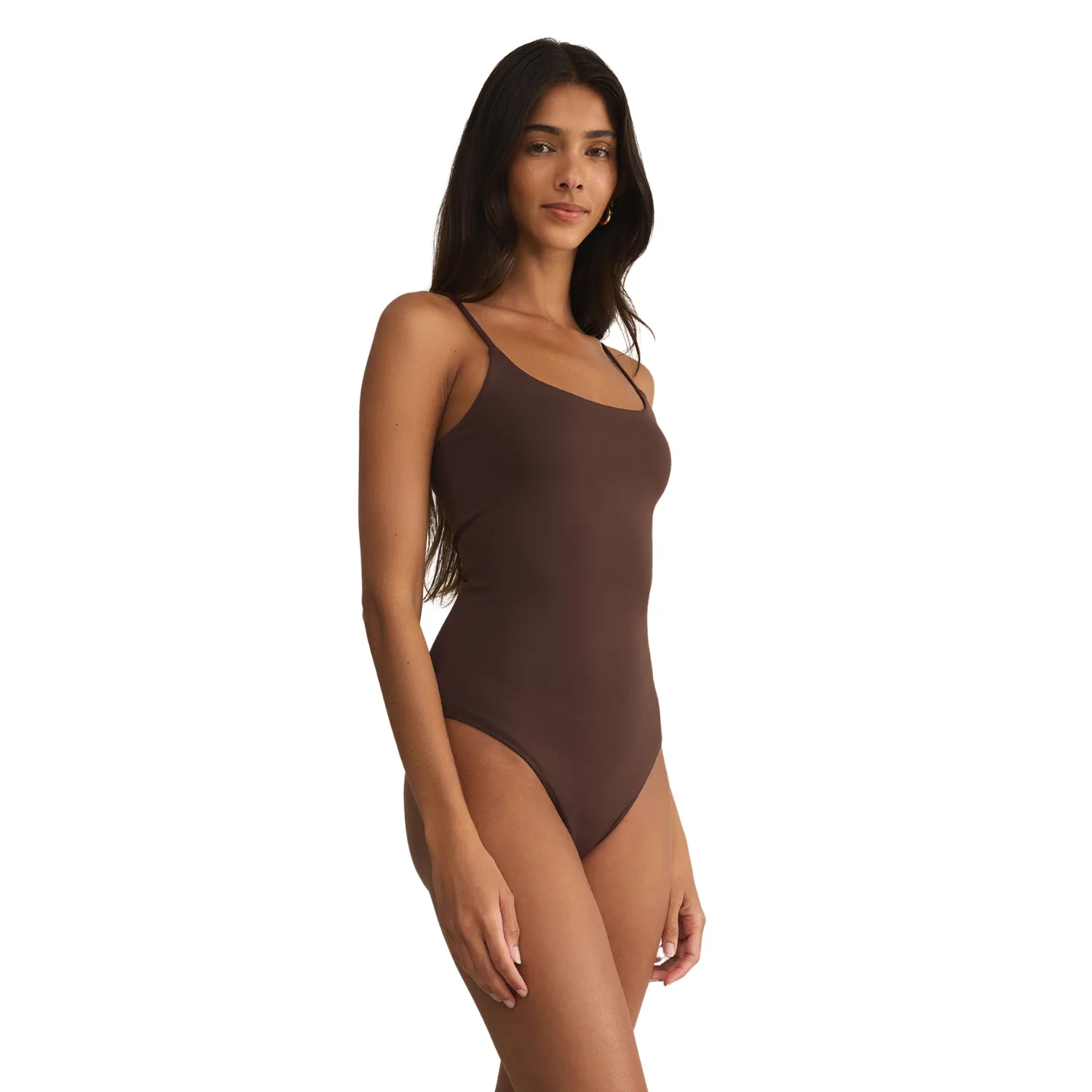 Luxe Smooth Bodysuit Lava Rock