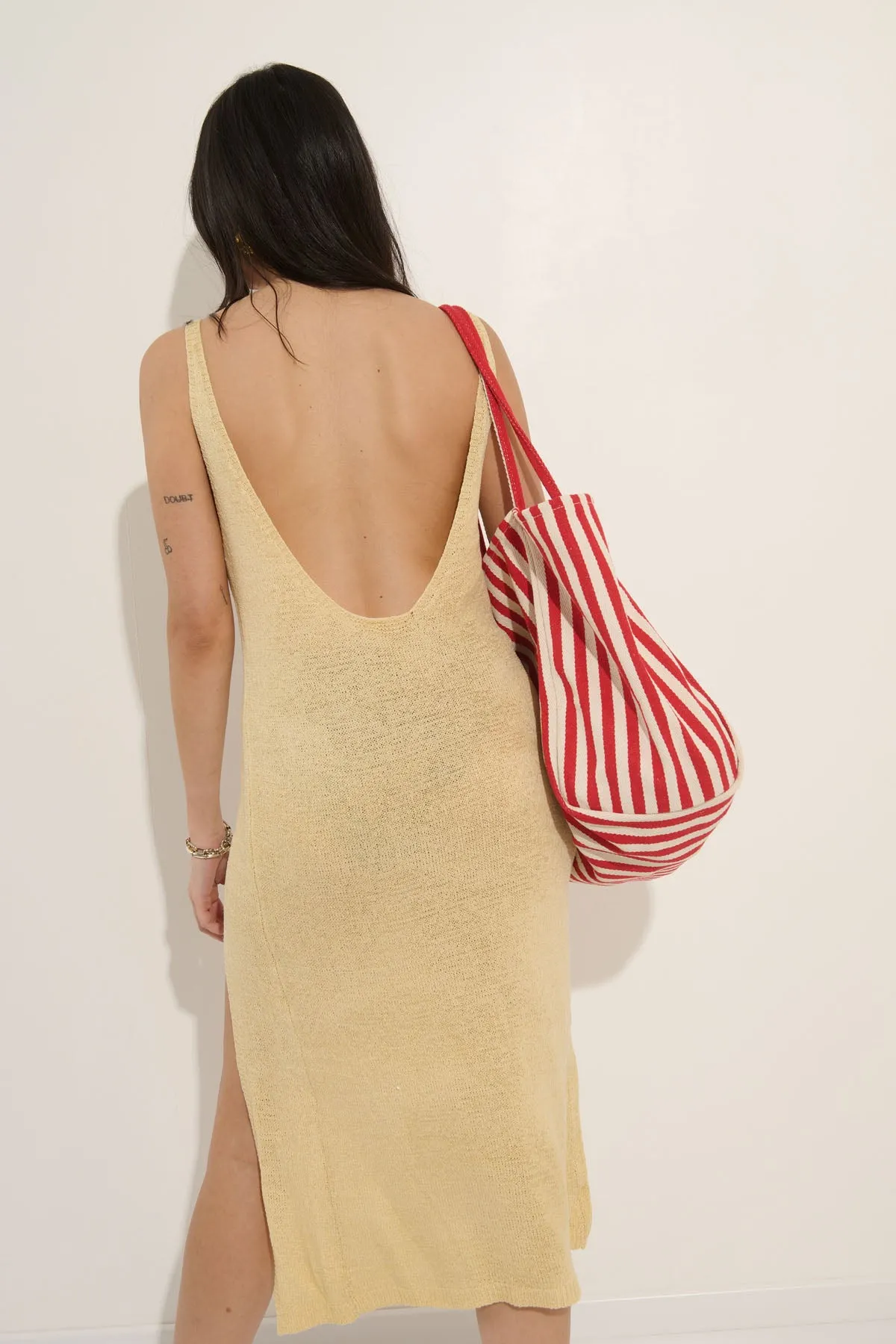 Natural Knit Cover Up