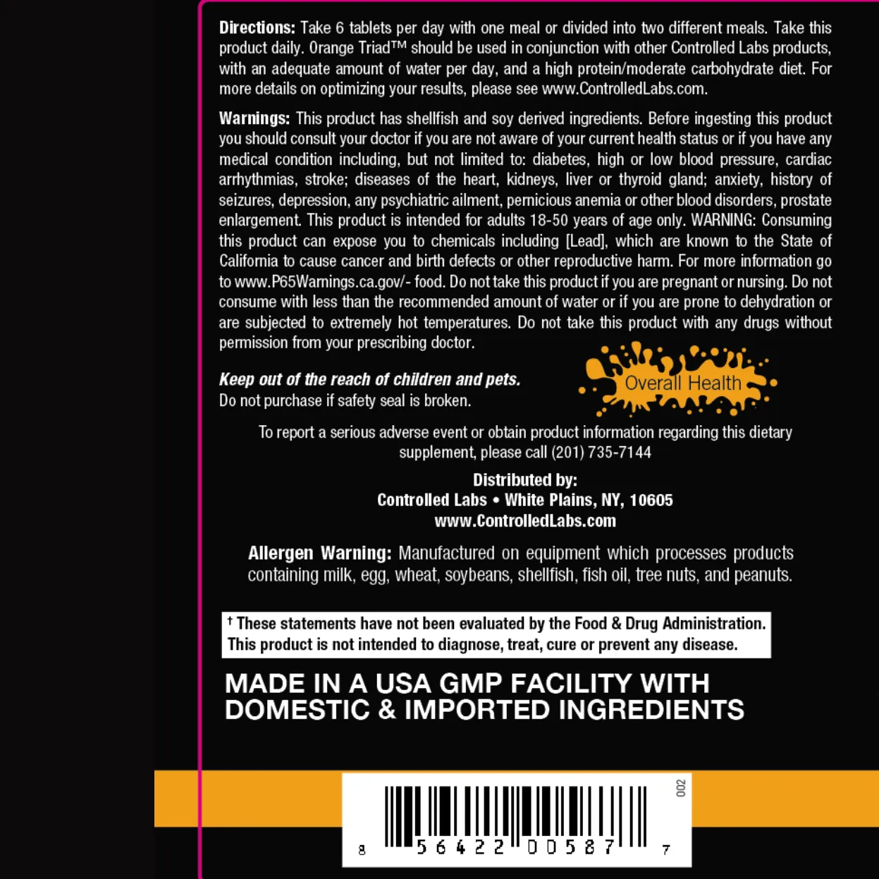 Orange TRIad Daily Multivitamin
