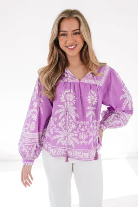 Palm Springs Top - Purple