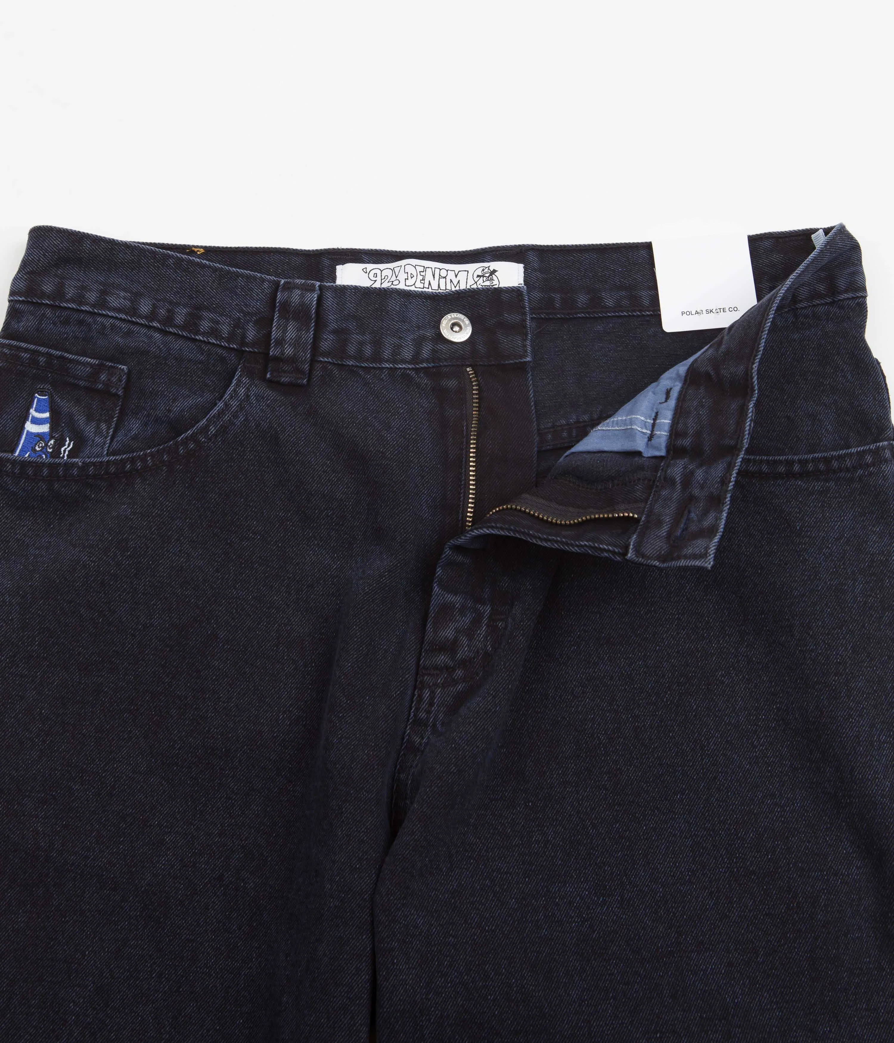 Polar '92 Denim Jeans - Blue Black