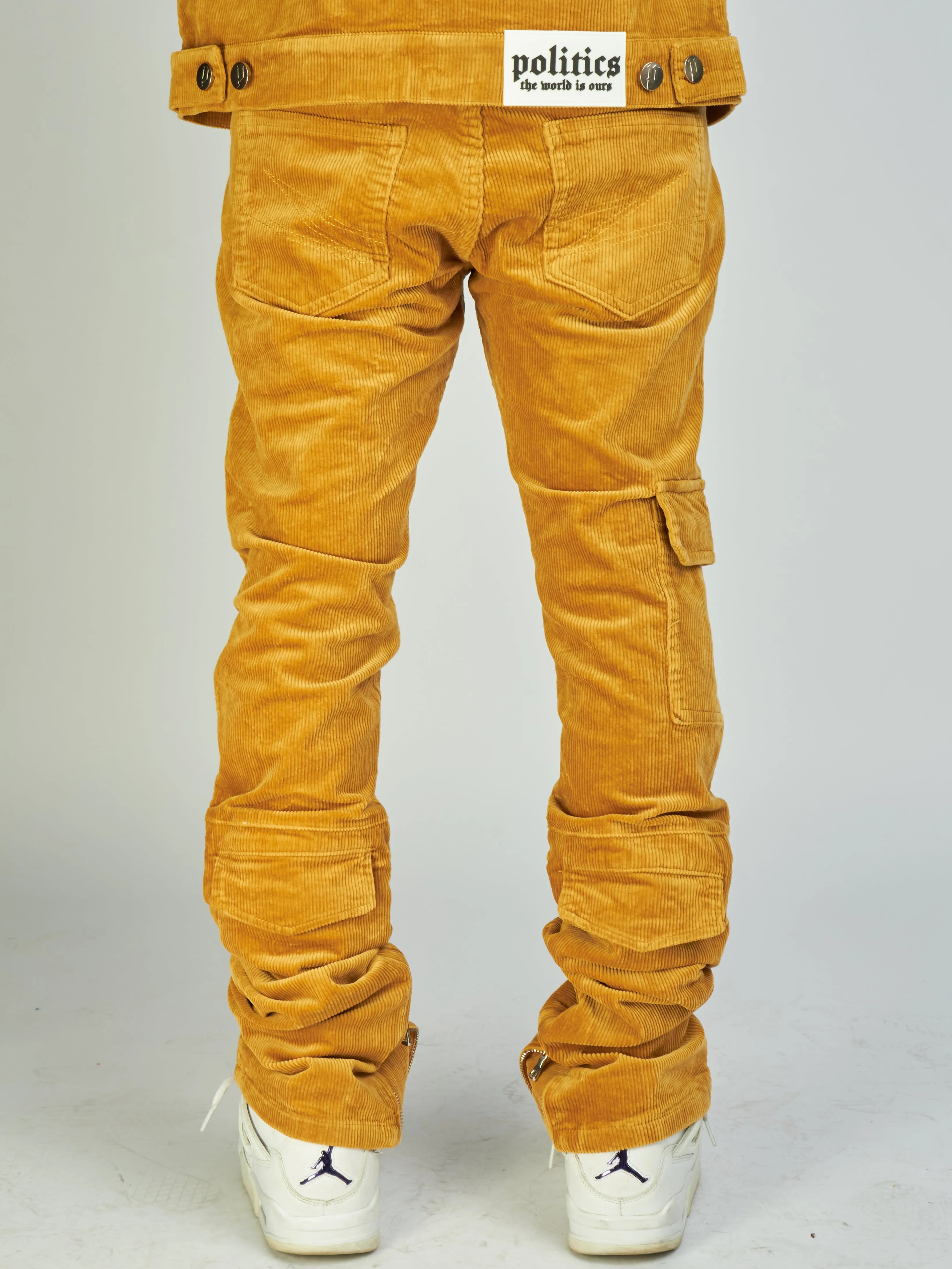 Politics Jeans - Murphy Corduroy Cargo - Khaki - 516