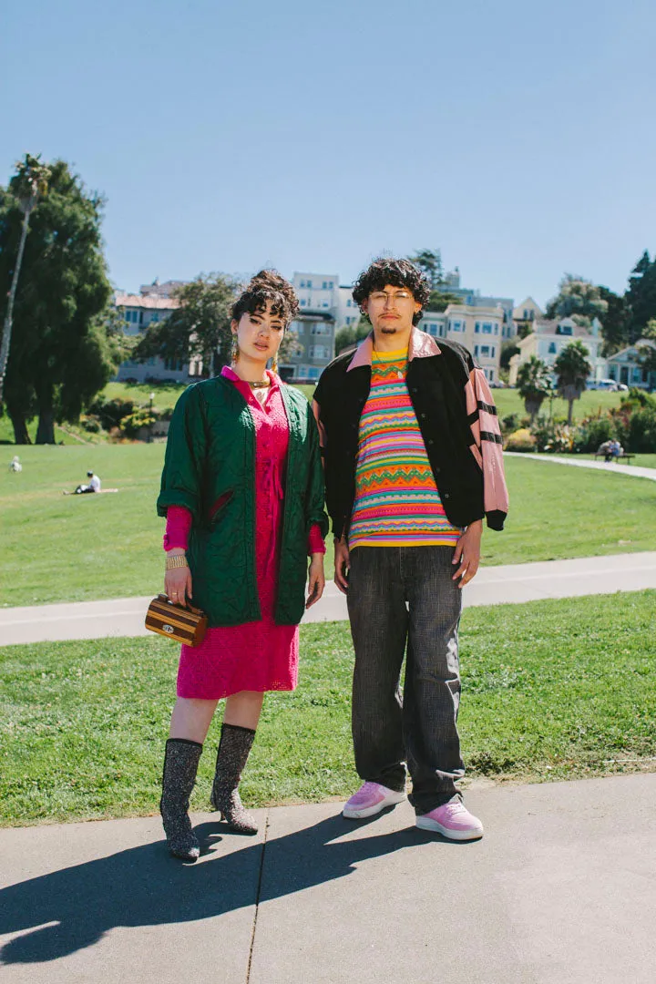 PORTER PInk One of a Kind Knit Midi Dress
