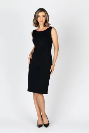 PORTO Trimmed Shift Dress