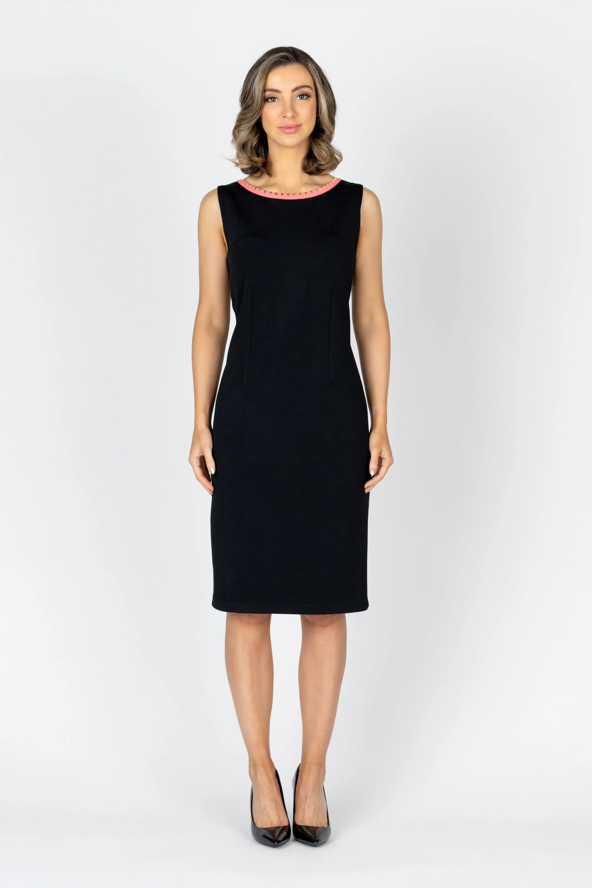 PORTO Trimmed Shift Dress