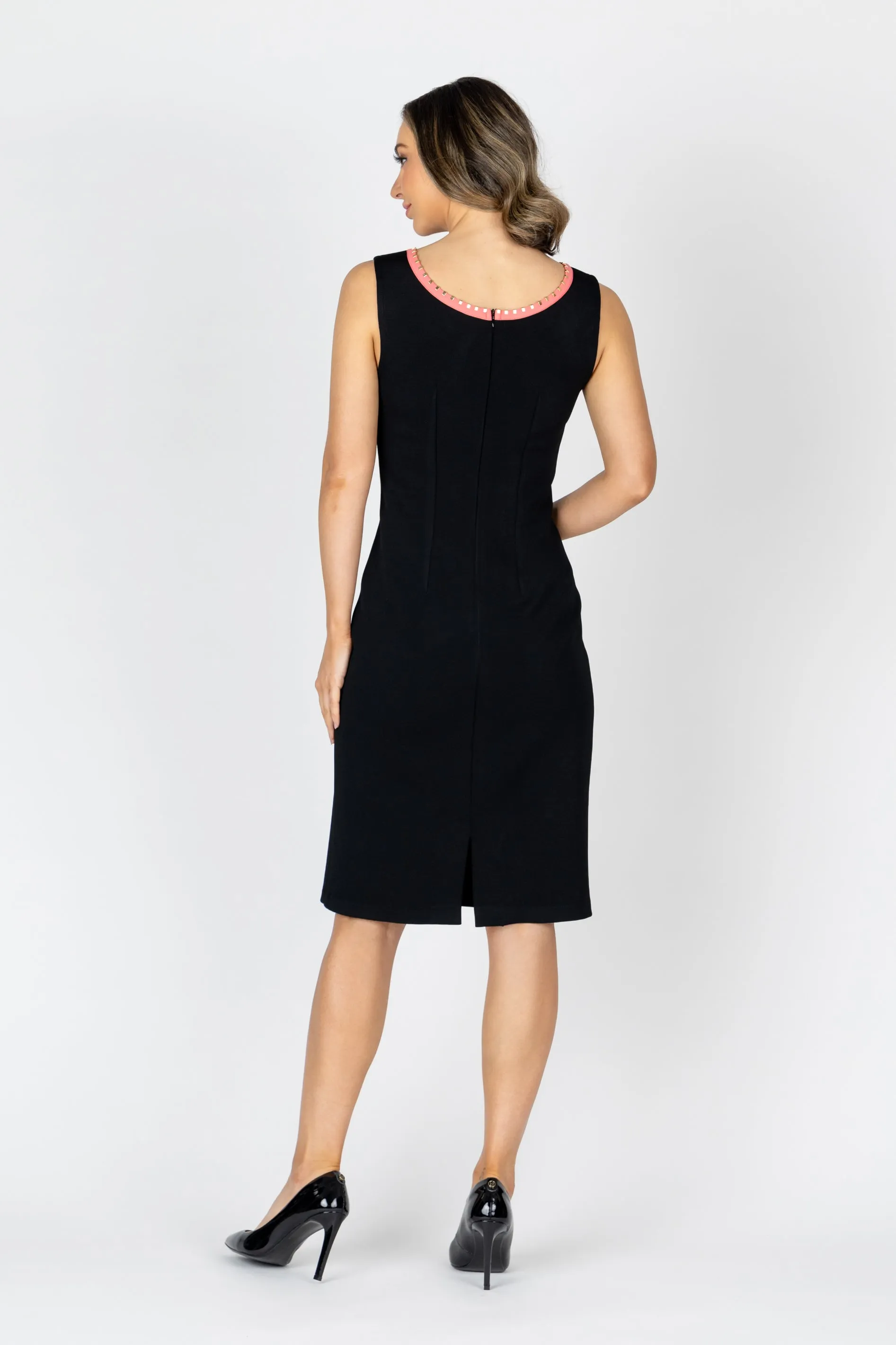 PORTO Trimmed Shift Dress