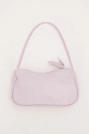 Purple Shoulder Baguette Bag
