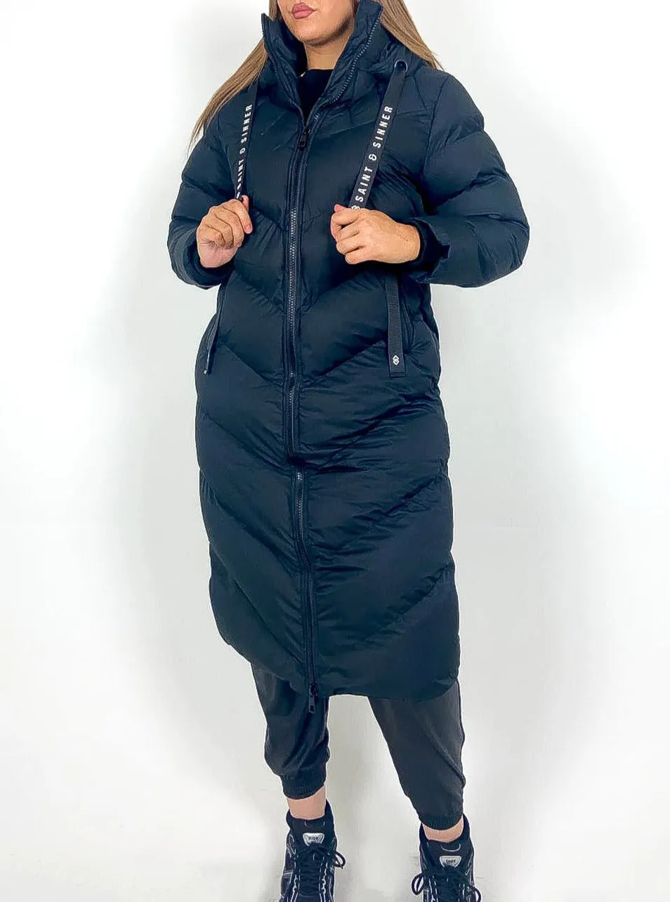 "S&S" Maxi Length Padded Coat