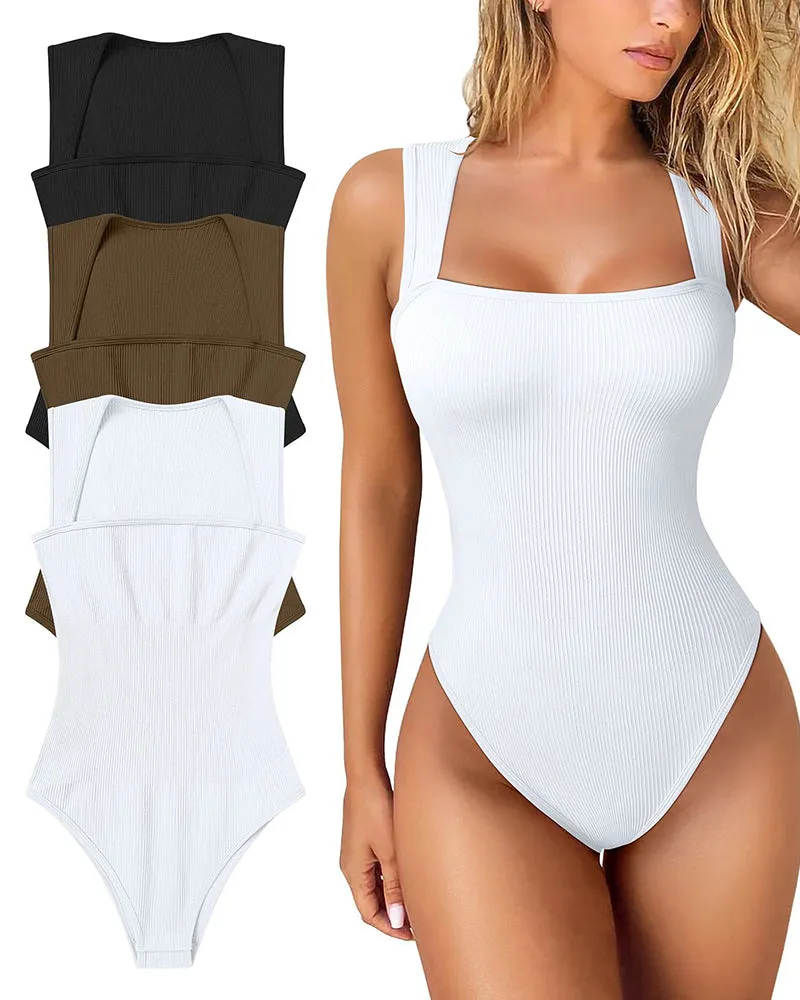 Ribbed Sleeveless Slim Fit Jumpsuit  Top