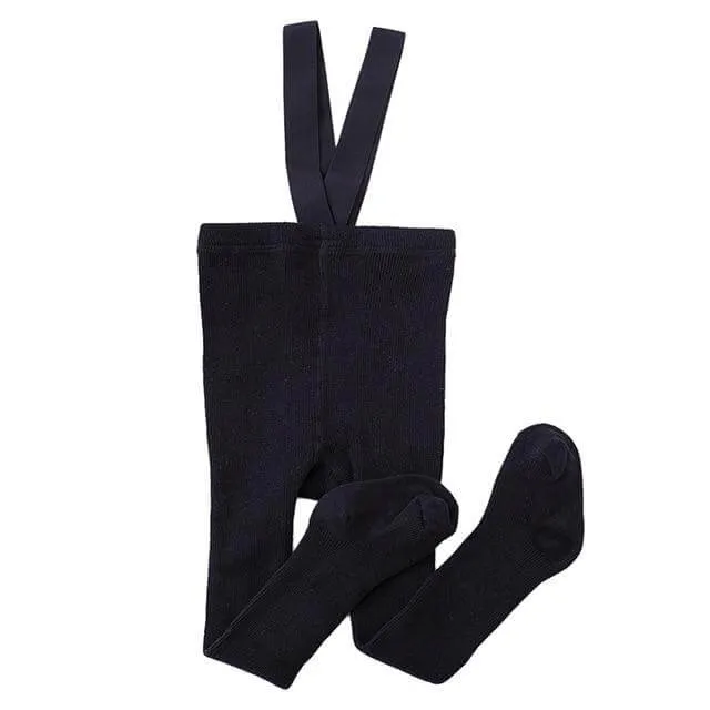 Ribbed Suspender Tights