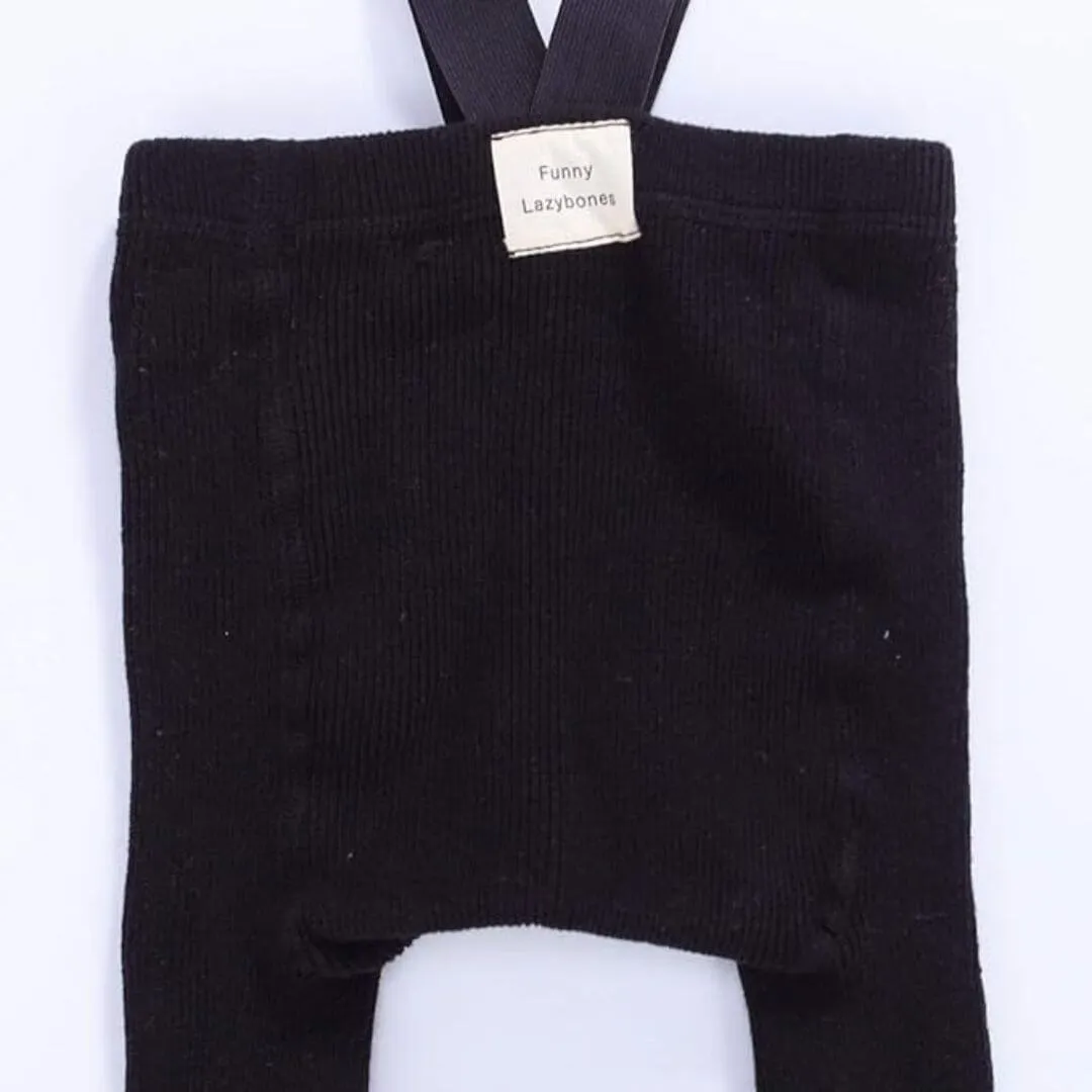 Ribbed Suspender Tights