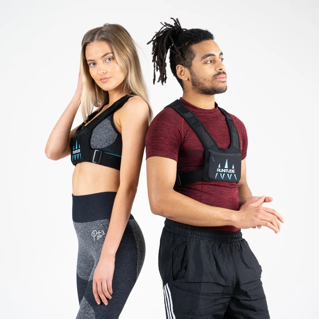 Runitude Vest Phone Holder For Running - Black