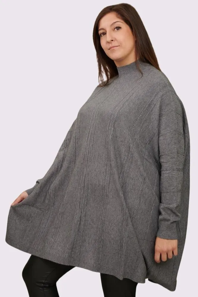 Stripe Pattern Knitted Top