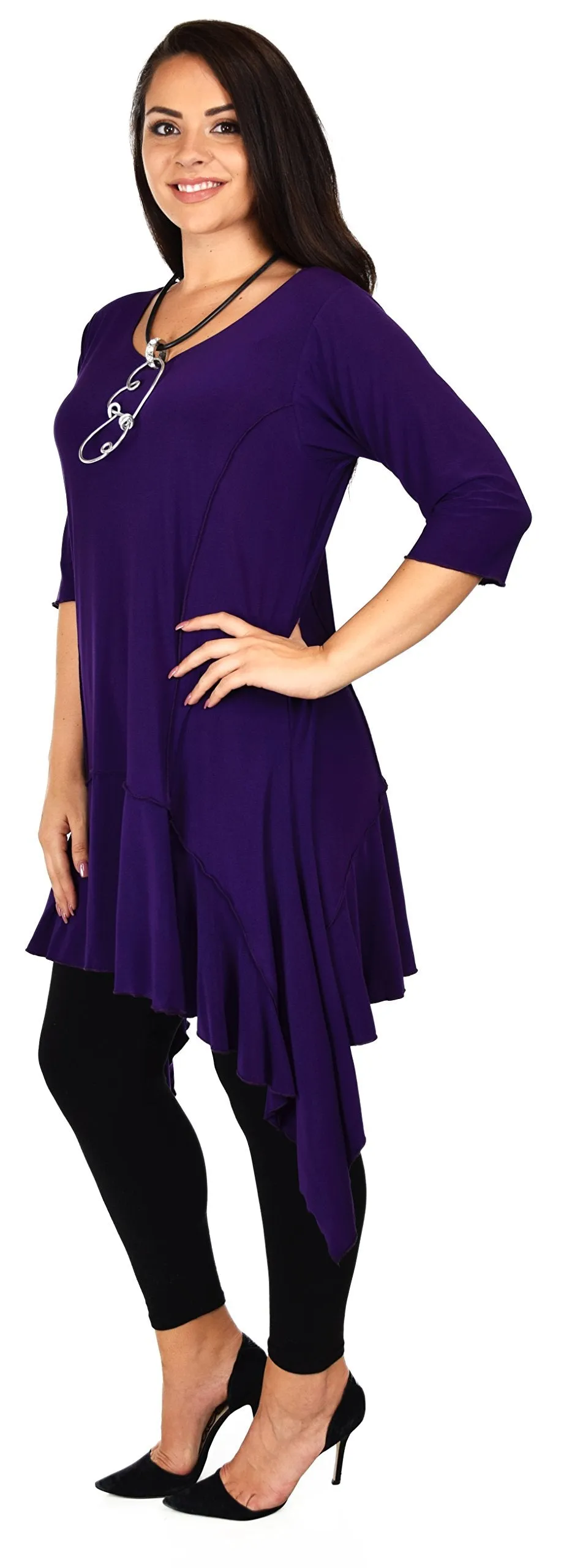 Stylish N Exclusive Crazy cuts Tunic,  Lagenlook Tunic dress, Plus Size Tunic, Quirky Tunic Dress. Plus size clothing