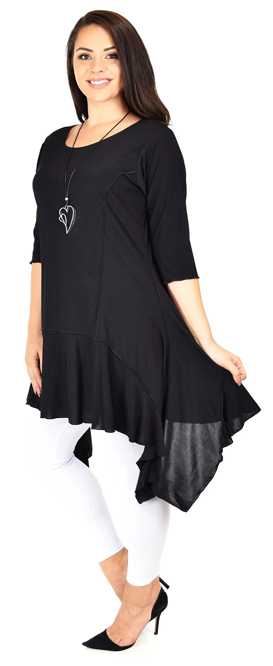 Stylish N Exclusive Crazy cuts Tunic,  Lagenlook Tunic dress, Plus Size Tunic, Quirky Tunic Dress. Plus size clothing