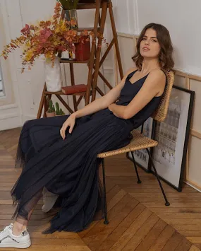 Tessa Tulle Skirt Navy