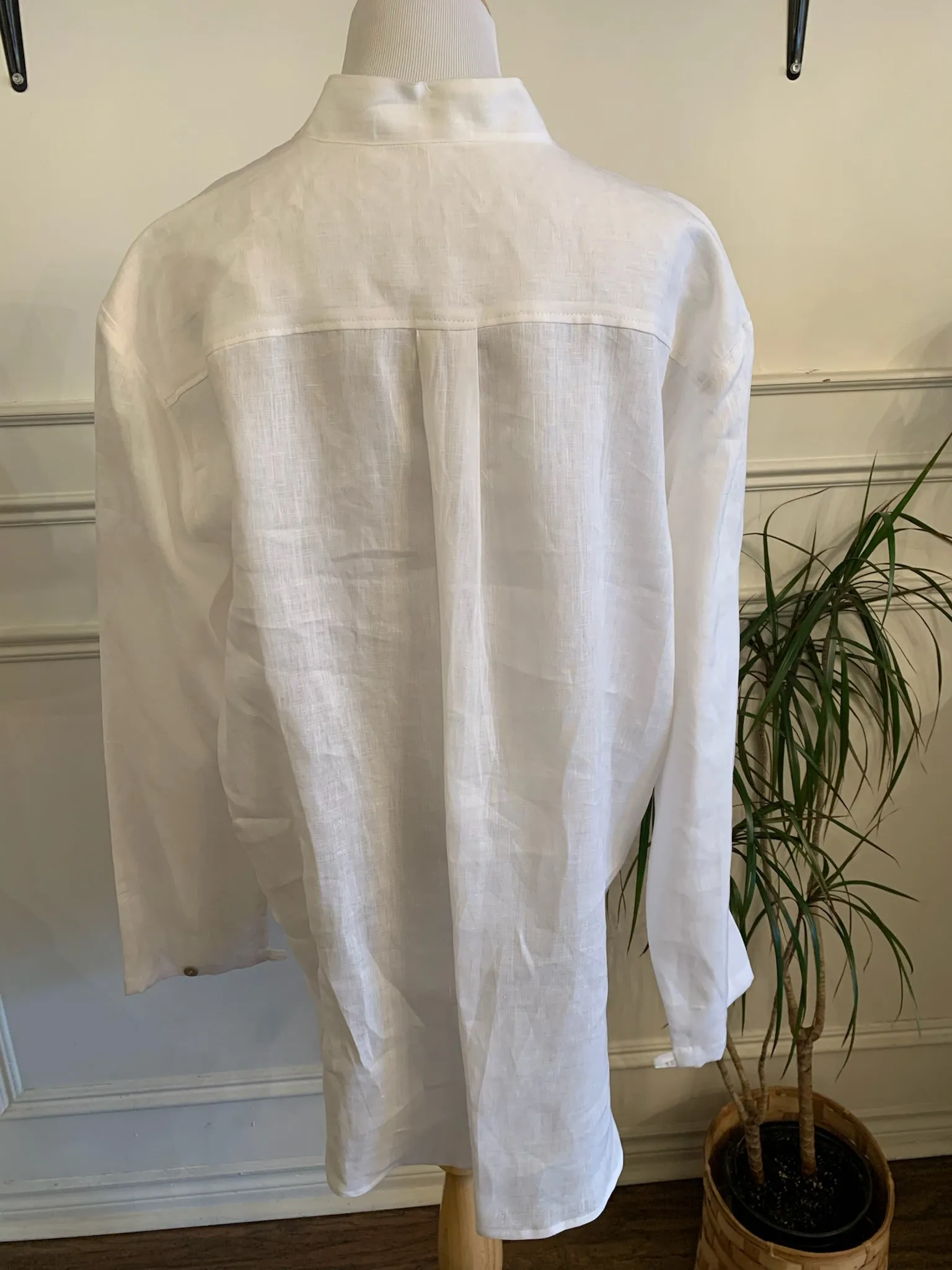 The Harvest Tunic 100% Linen - White