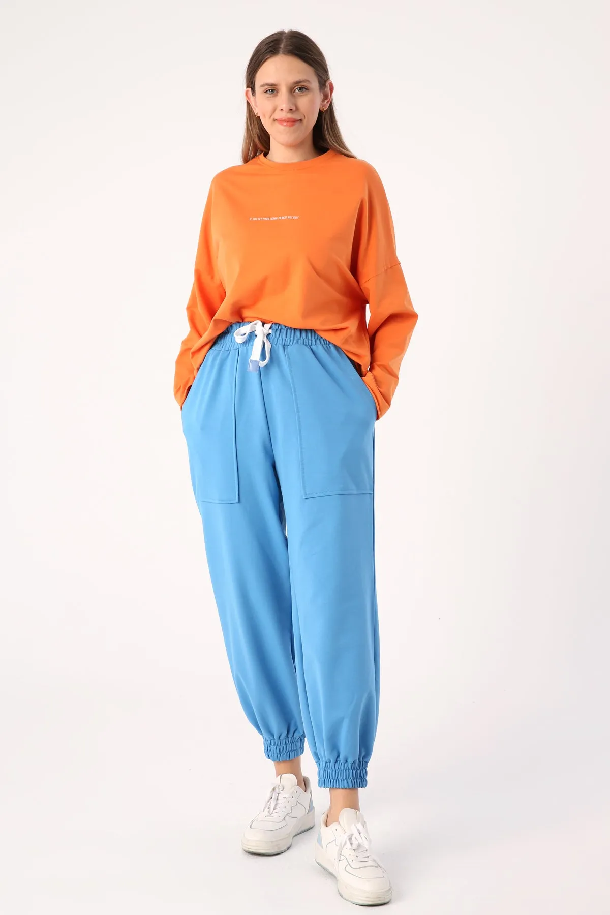 TLD Women Allday Saks Hemmed Cuff Detailed Sweatpants - Tigard