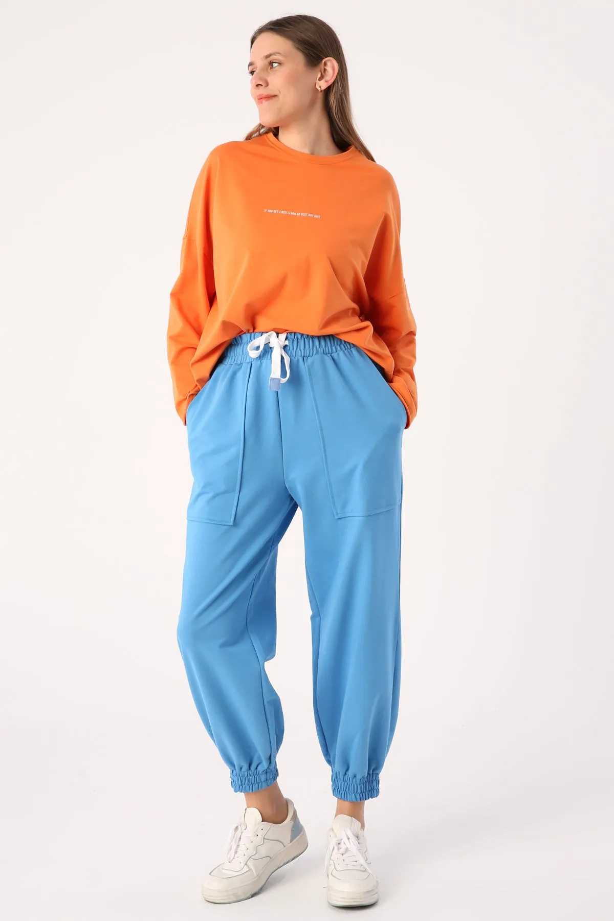 TLD Women Allday Saks Hemmed Cuff Detailed Sweatpants - Tigard