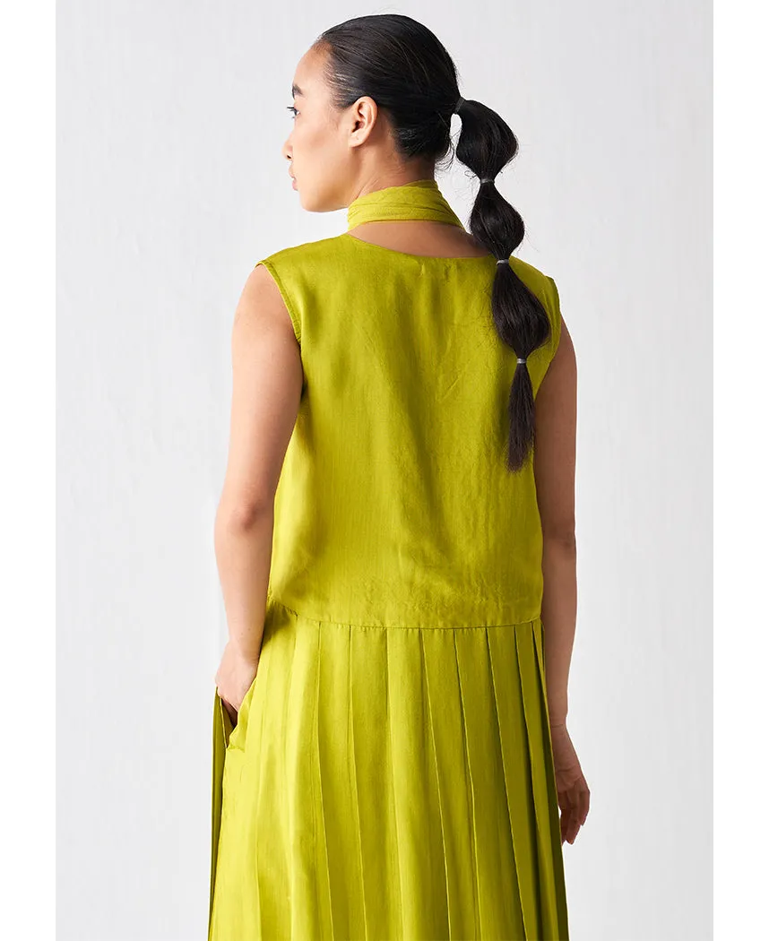 Waist Pleat Tunic Set