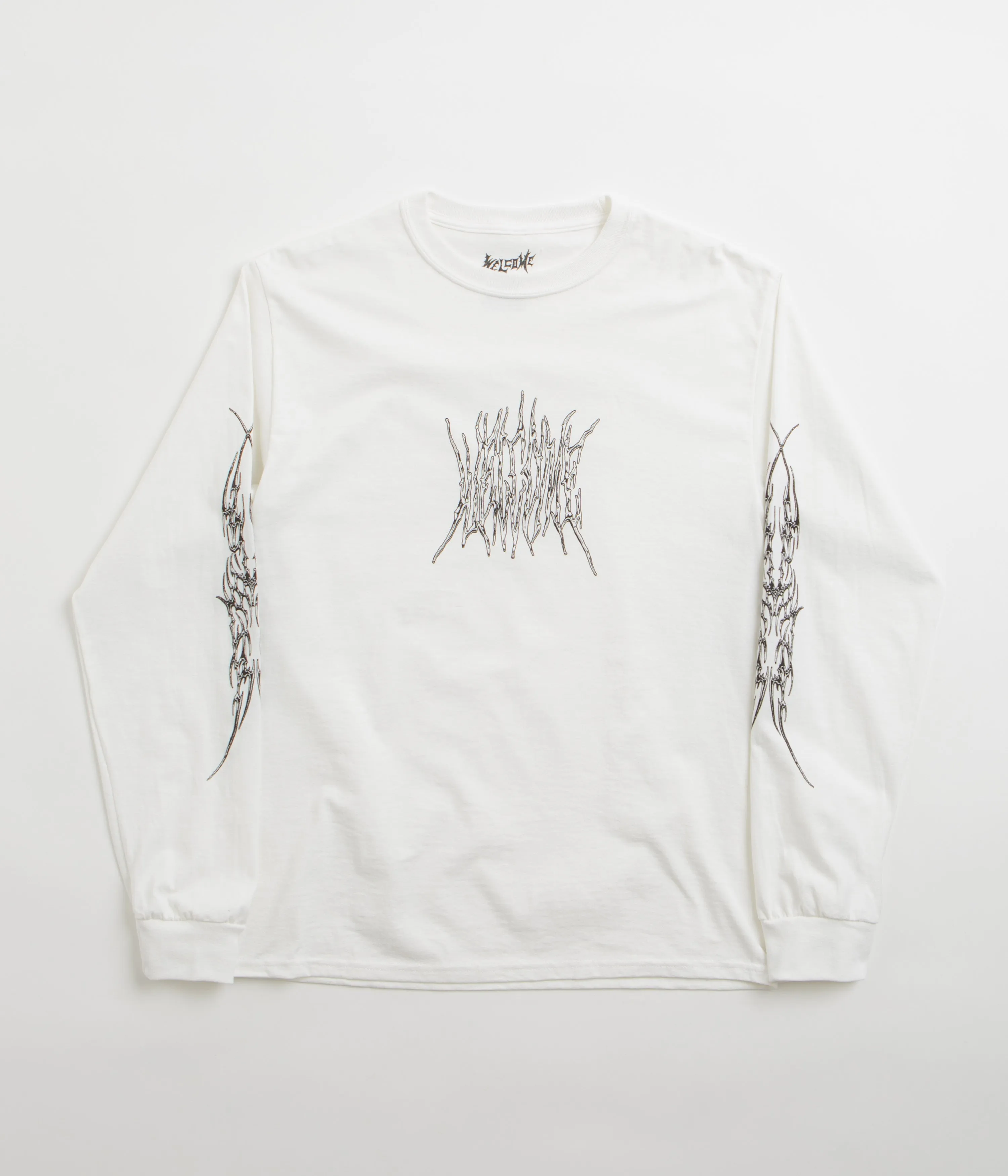 Welcome Chasm Long Sleeve T-Shirt - White