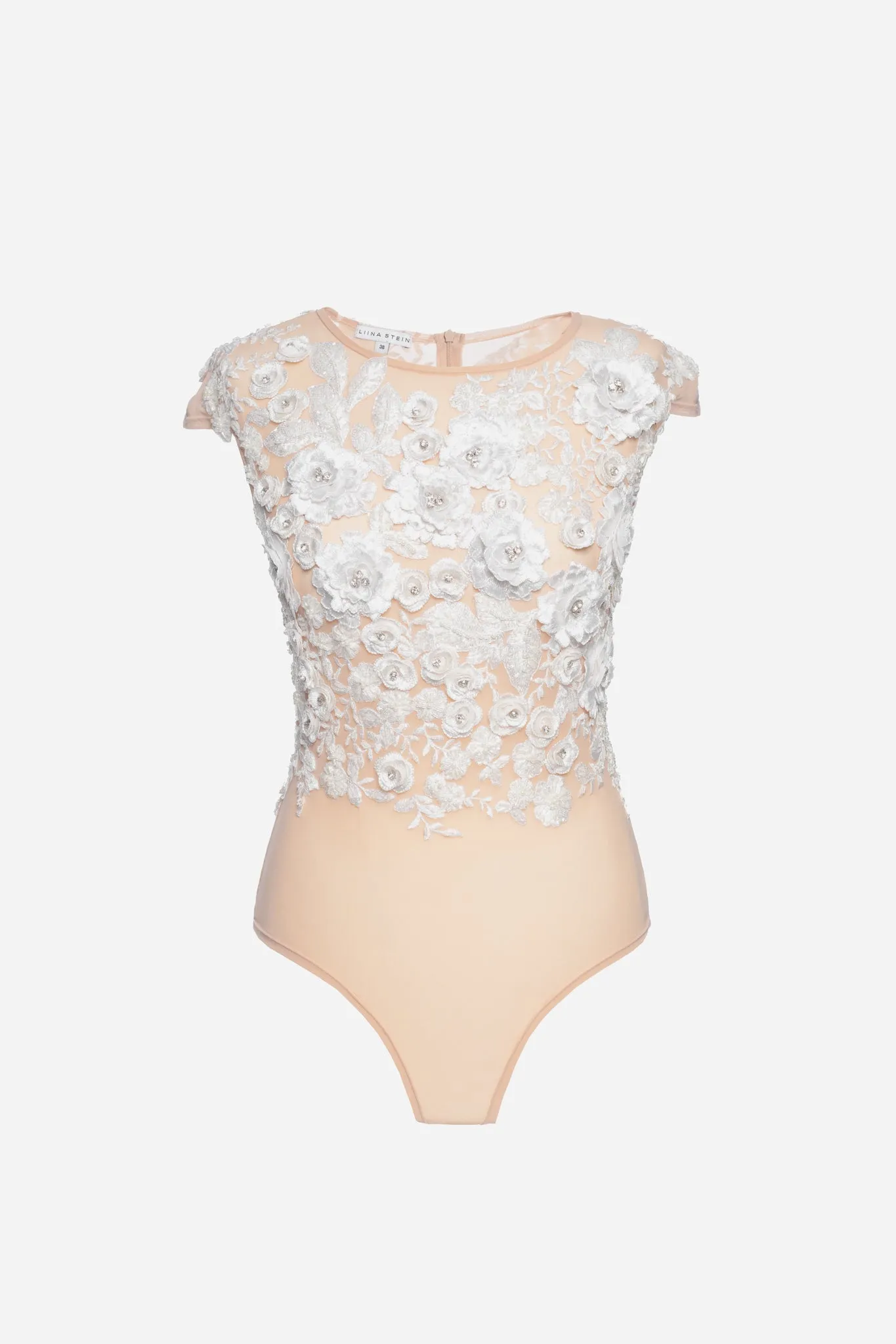 White Floral Bodysuit